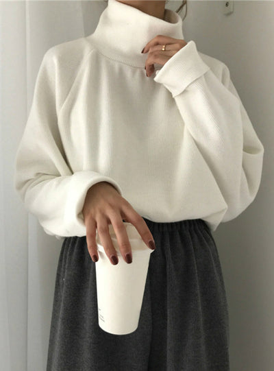 Women Sweater Casual Loose Long Batwing Sleeve
