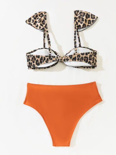 Leopard Print Two-piece Set Bikini