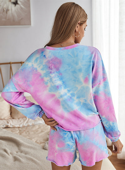 Women Tie-dyed Home Suit