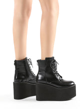 Thick Heel Waterproof Platform Side Zipper High Heel Boots