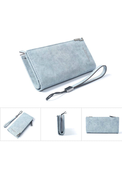 Women PU Leather Wallet Clutch Coin Purse