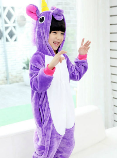 Tianma Flannel Cartoon Animal Conjoined Pajamas