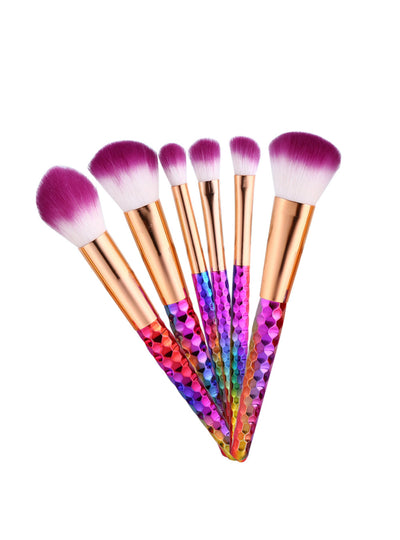 6pcs Unicorn Makeup Brushes Set Pincel