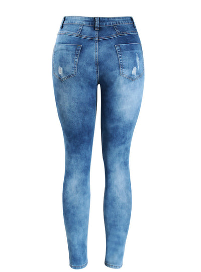 Mid Waist Skinny Pants Jeans For Women Denim Jean