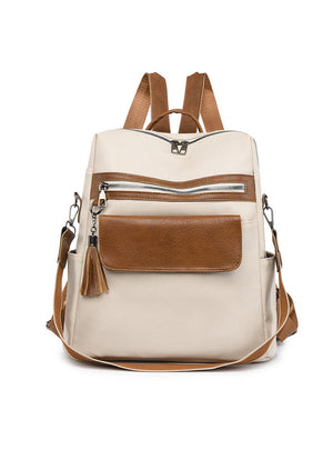 Fashion Color Contrast Outdoor Travel Retro Handbag