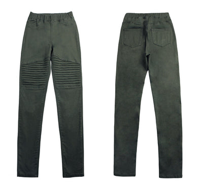 Slim Stretch Denim Pencil Pants