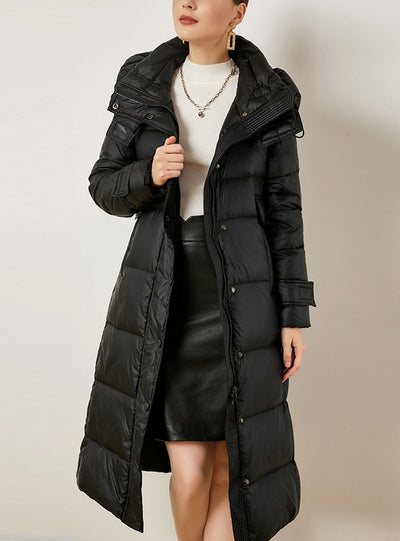Women's Slim and Extended Coat Long Down Jacket