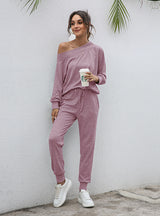 Two-piece Loose Tights Home Suit