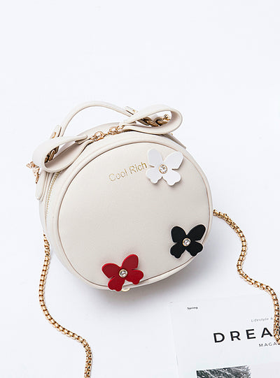 Single Shoulder Slung Bag Mini Round Bag