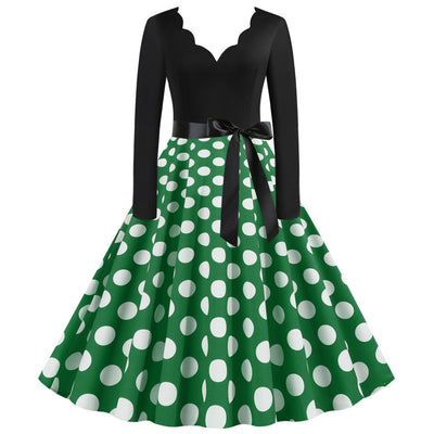 Party Casual Polka Dot Dress
