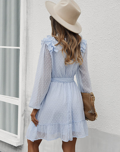 Sexy Long Sleeve Print dress