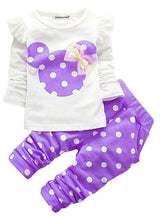Baby Girls Clothes Set T-shirt+Pants Outfits Kids 