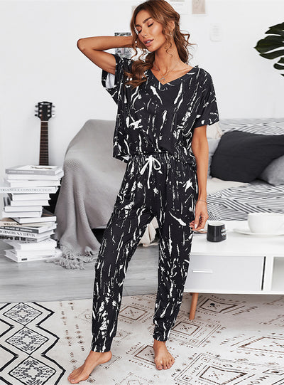 Loose T-Shirt Home Suit Set