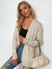 Loose Leisure Pocket Long Sleeve Cardigan Sweater