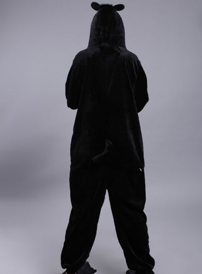 Cartoon Animal Conjoined Pajamas Zodiac Pig Flannel