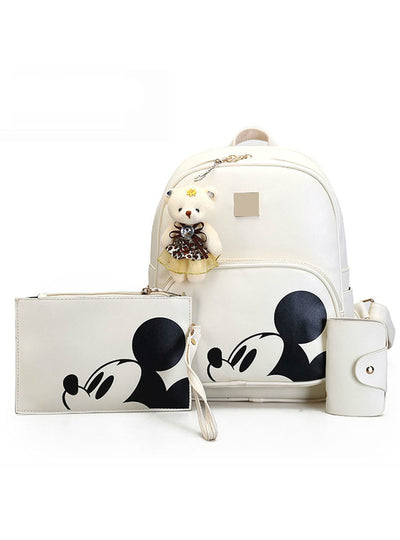 3Pcs/Set Backpack School Bags For Girls Composite 