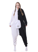 Onesie Pajama Animal Black White Bear Monokuma Sleepwear
