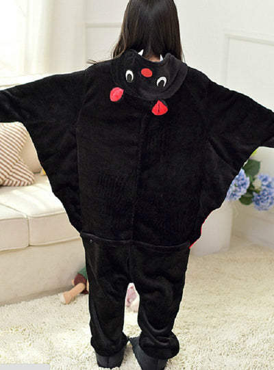 Sleepwear Flannel Christmas Warm Pajamas Bat
