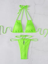 Tie Rope Split Suit Swimsuit