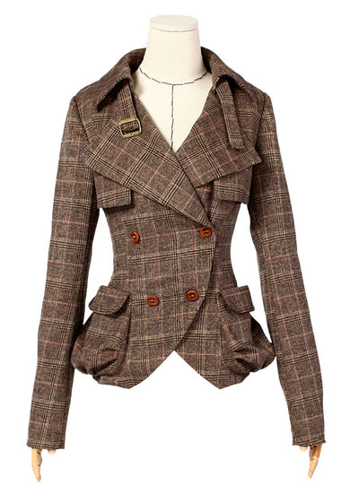 Short Jacket For Women Knight Vintage Coat 