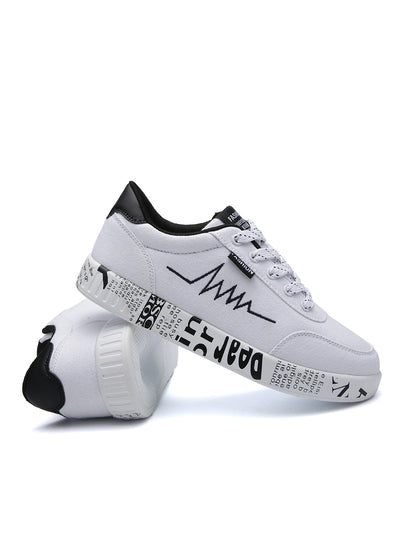 Sneakers Ladies Lace-up Casual Shoes Breathable Walking 