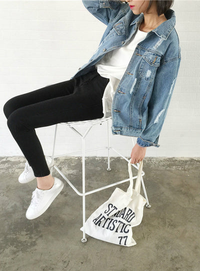 Coat Denim Jacket Women Winter Denim Jacket 