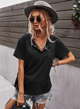 Sweet Loose Solid Color T-shirt