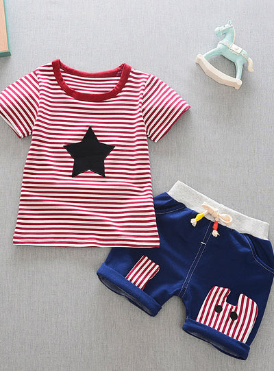 Baby Boys Clothes T-Shirt+Pants Sports Suit