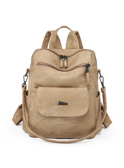 Retro Backpack Large Capacity Woman