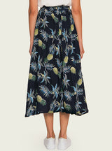 Bohemia Printed Elastic Waist Beach Skirt