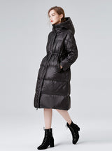 Thickened Waist Hooded Winter Coat