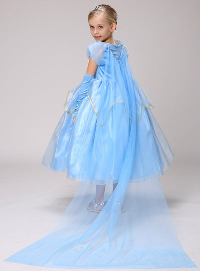 Princess Dress Kids Anna Elsa Dresses Queen Christmas