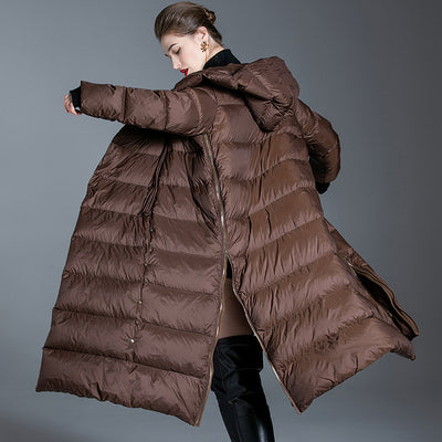 Thick and Long Ankle Knee-length Down Jacket