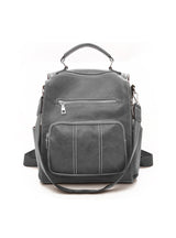 Fashion Retro Zipper Backpack