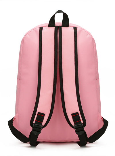  8Pcs Cute Animal Star Printing Canvas Backpack 