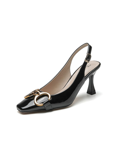 Word Head Back Empty Single Shoes