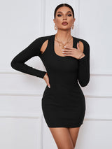 Sexy Long-sleeved Silm Dress