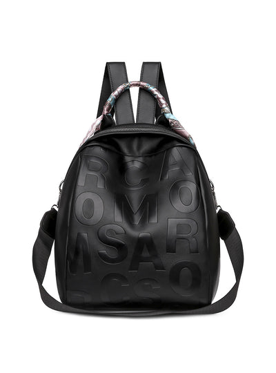 Retro PU Leisure Backpack