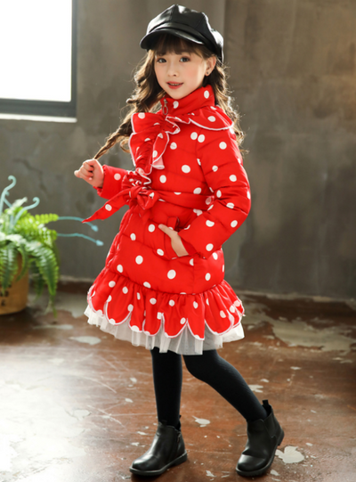 Wave Point Children's Padded Cotton-Padded Jacket