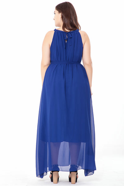 Bohemian Chiffon Big Swing Dress