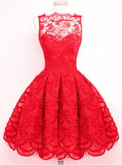 Cheap Lace Sleeveless Black Party Dress