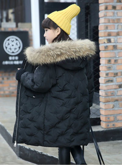 Warm Kids Down Jacket For Girl Children's Cold 