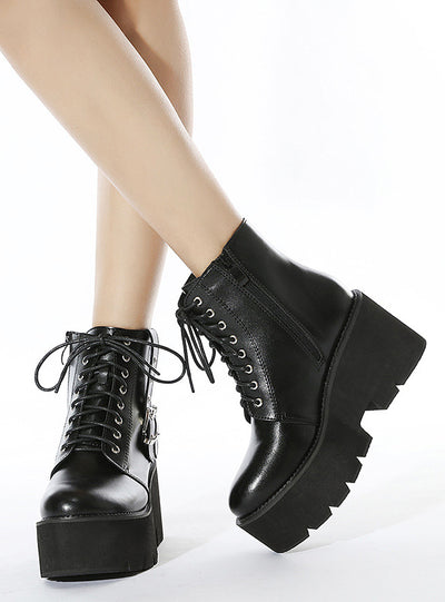 Former Lace-up Knight Martin Boots