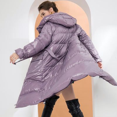 Women's Glossy Surface Down Jacket