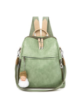 Women PU Schoolbag Backpack