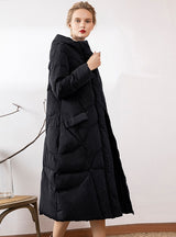 Thick Hooded Loose Down Jacket Coat