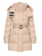 Hooded Slim White Duck Down Coat