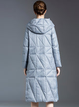 Loose Long Warm Down Coat Hooded