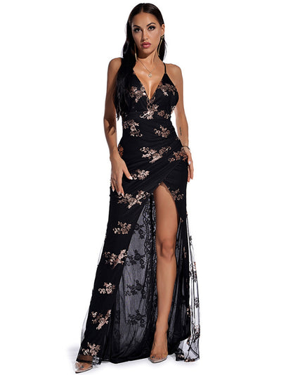 Sexy Retro Sling Sequined Dress