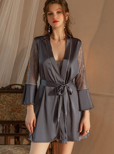 Lace Stitching Nightdress Home Dress